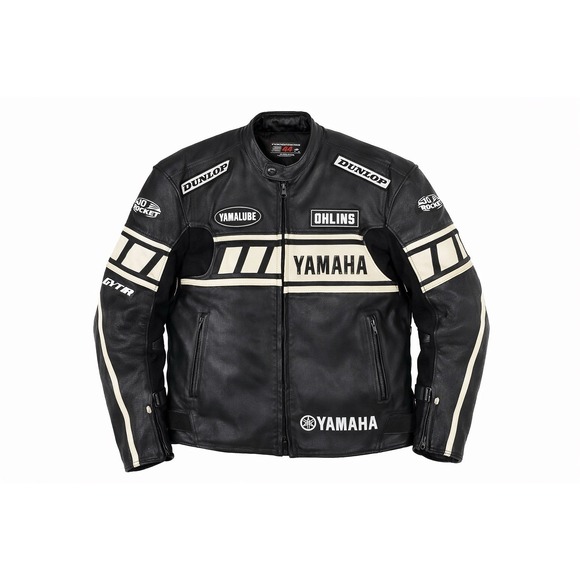 Joe Rocket Other - Joe Rocket Yamaha Leather Motorcycle Jacket Size 44 Racing Dunlop Ohlins